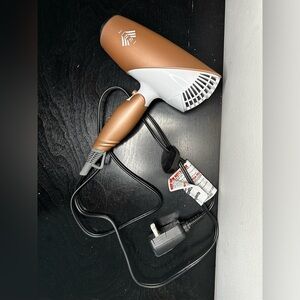 Women’s JINRI Rose Gold Travel Foldable Dual Voltage Hair Dryer Lightweight